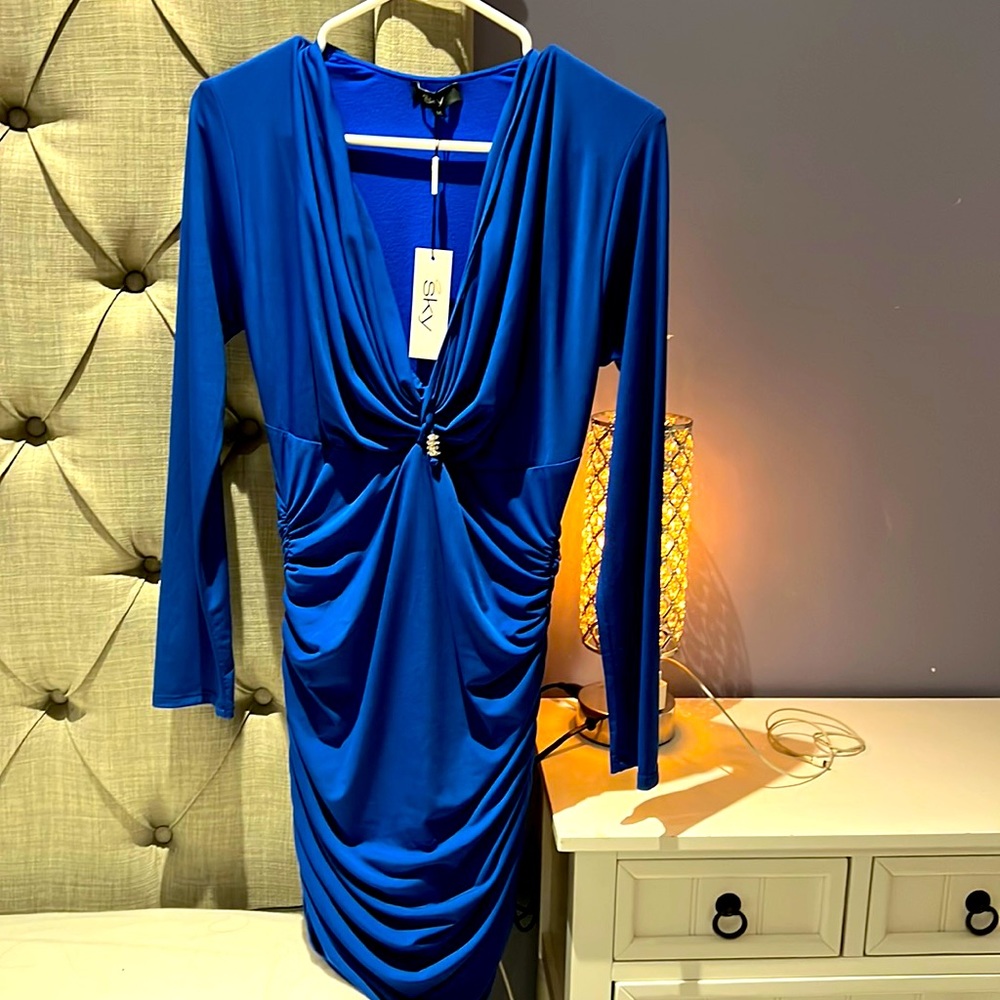 Royal blue Sky Dress.